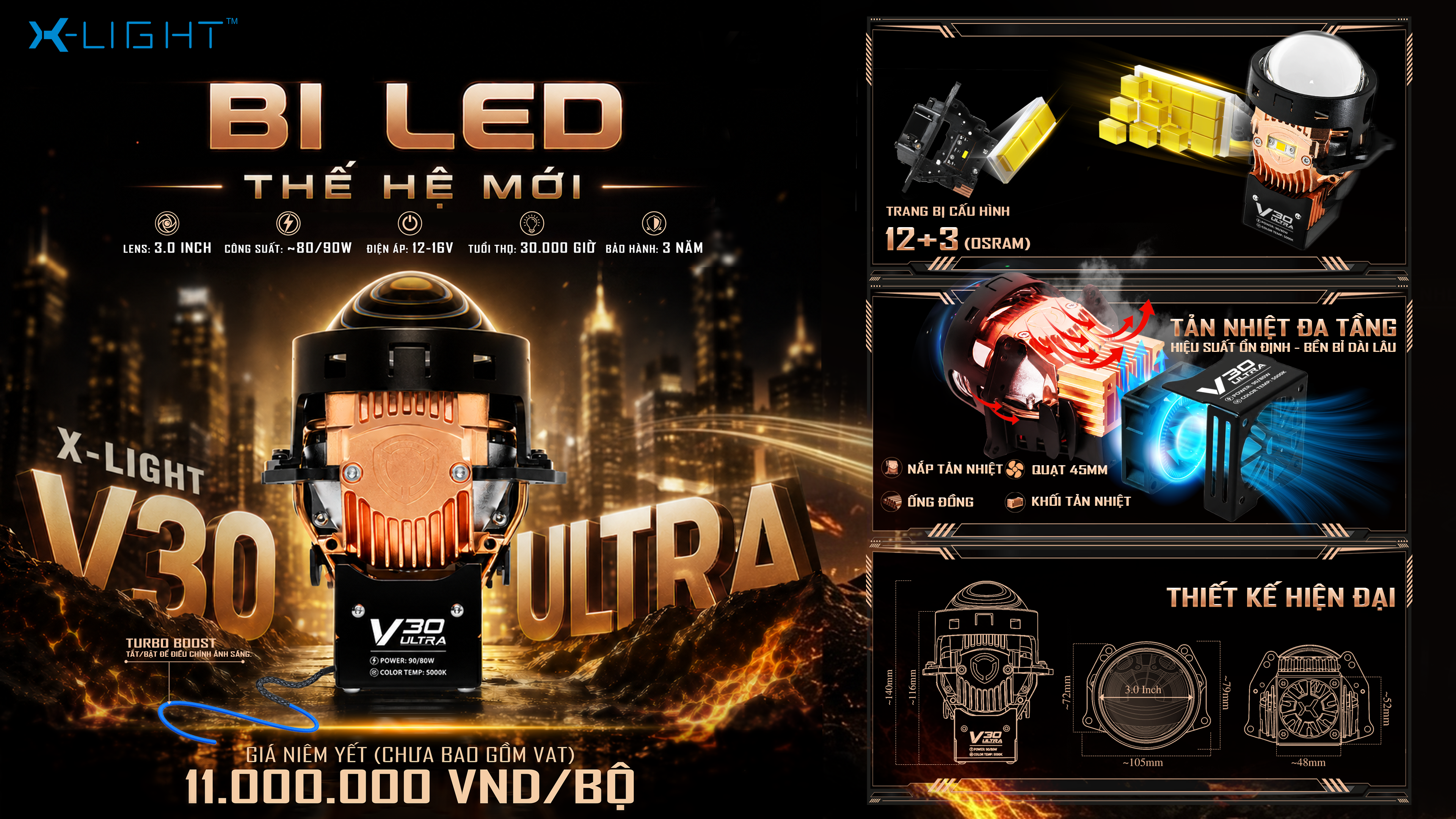 Bi LED X-Light V30 Ultra 2026